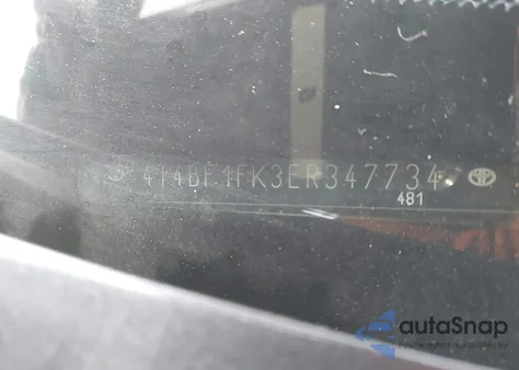 2014 Toyota Camry L/Se/Le/Xle from USA, damaged, VIN 4T4BF1FK3ER347734